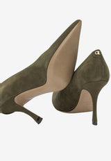 Ferragamo Elydea 95 Suede Pumps Green 0795711_21945f68-283c-4ec4-9a0f-42bfd80433cd