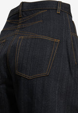 Alaïa Round-Leg Jeans Blue AA9P0176T672C540_b30bb7dd-621b-40ae-b49b-4f0c7c2f38bb