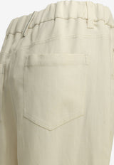 Brunello Cucinelli Casual Straight-Leg Pants White MH126P9148C579_X_b86ee9be-d758-4c83-9478-52ff24acb5ec