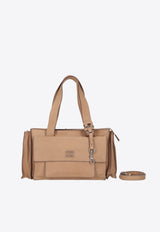 Miu Miu Utilitaire Antique Nappa Leather Bag Beige 5BG335VPOO2G7Q_F0036