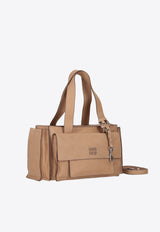 Miu Miu Utilitaire Antique Nappa Leather Bag Beige 5BG335VPOO2G7Q_F0036