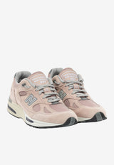New Balance Made in UK 991V2 Sneakers Pink U991RB2_9ccc23ce-a73b-4f36-8d36-3018434b4f2c