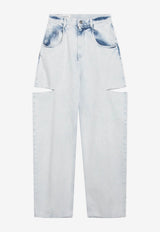 Maison Margiela Faded Cut-Out Jeans Blue S51LA0185M30045/T_MARGI-961