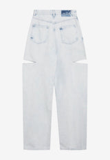 Maison Margiela Faded Cut-Out Jeans Blue S51LA0185M30045/T_MARGI-961