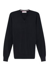 Brunello Cucinelli V-neck Cashmere Sweater Black M2200162CH101_BLACK_70014832