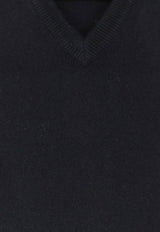 Brunello Cucinelli V-neck Cashmere Sweater Black M2200162CH101_BLACK_70014832