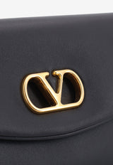 Valentino DeVain Leather Shoulder Bag Black 9W2B0T31ABM0NO_Black_70014443