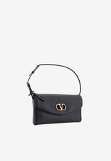 Valentino DeVain Leather Shoulder Bag Black 9W2B0T31ABM0NO_Black_70014443