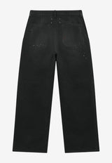 Maison Margiela Washed Straight-Leg Jeans Black S50KA0728M35926/T_MARGI-961