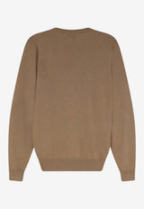 Brunello Cucinelli Wool Crewneck Sweater Beige M2200100CM338_CAMELCIOTTOLO_70014730