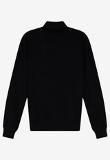 Brunello Cucinelli Knit Polo Sweater Black M2300295CH101_NEROGRIGIOSCURO_70014746