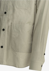Sacai Typewriter Casual Shirt Gray 26-04042M051_80497bf5-91be-4c3a-b6d0-ef4c87d38241