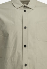 Sacai Typewriter Casual Shirt Gray 26-04042M051_80497bf5-91be-4c3a-b6d0-ef4c87d38241