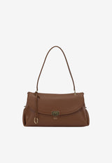 Ferragamo Medium Gancini Grained Leather Shoulder Bag Brown 0796520_e338dba9-51b2-47e1-889f-aaa02ced0aac