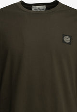 Stone Island Logo Patch Long-Sleeved T-shirt Green L2S152100031S0013V0078_15a1d7ed-6811-4744-9786-d2a6ed2b93ad