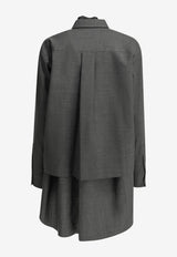 Sacai Mini Shirt Dress Gray 26-08566301_bd653d70-82e9-4221-8c8c-b02478129ac1