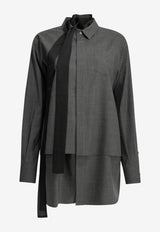 Sacai Mini Shirt Dress Gray 26-08566301_bd653d70-82e9-4221-8c8c-b02478129ac1