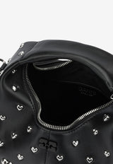 GANNI Small Hobo Heart Bag Black C1040015099_69975544-6419-4c1e-9a22-df266478eb68