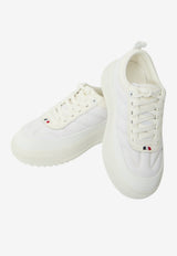 Moncler Altive Nubuck and Nylon Low-Top Sneakers White L209B4M00150-N0565-001