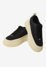 Moncler Altive Nubuck and Nylon Low-Top Sneakers Black L209B4M00150-M7091-999