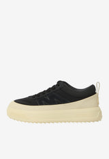 Moncler Altive Nubuck and Nylon Low-Top Sneakers Black L209B4M00150-M7091-999