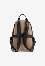 Grained Leather Backpack