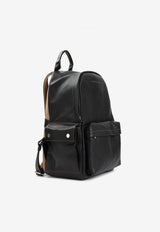 Grained Leather Backpack