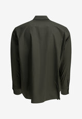 Sacai Typewriter Casual Shirt Dark Green 26-04042M531_380902a0-8085-43c2-9dfb-355a9fe4012d