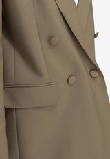 Valentino Double-Breasted Mohair Blazer Beige 9B3CE5V5A6DLX7_609318a8-f3ca-4ae0-aff1-bfdf22cab9b8