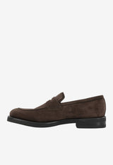 Ferragamo Stefano Suede Leather Loafers Brown 0796275_f422d713-1002-451d-884c-26274fc7874f