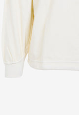Compass Patch Ribbed Sweatshirt