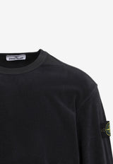 Compass Patch Ribbed Sweatshirt