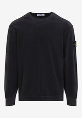 Compass Patch Ribbed Sweatshirt
