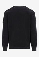 Compass Patch Ribbed Sweatshirt