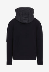 Down-Front Hooded Cardigan