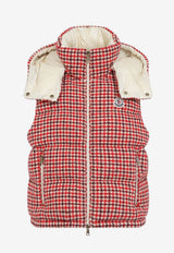 Niverolle Houndstooth Hooded Vest
