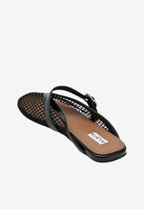 Alaïa Mesh Flat Mules Black AA3A1035A028NY/T_ALAIA-999
