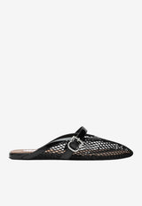 Alaïa Mesh Flat Mules Black AA3A1035A028NY/T_ALAIA-999
