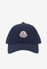 Moncler Logo Embroidered Baseball Cap Blue L10913B0004804863778_Blu_53817868