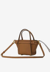 Tod's Mini Tote Bag in Hammered Leather Brown XBWTIMA0100-WKA-S410