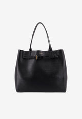 Tom Ford Large Audrey Grained Leather Tote Bag Black L1823LCL429XNAA_BLACK_70013831