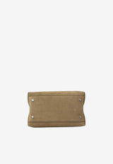 Tod's Micro T Timeless Suede Top Handle Bag Brown XBWAPAEL000-XBL-6L69