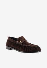 Saint Laurent Le Loafer 15 Suede Leather Loafers Brown 8189082W5AA6023_TMORO_70166773