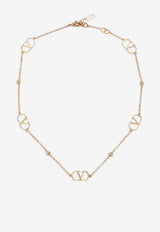 Valentino VLogo Signature Necklace Gold 9W2J0X82MET/T_VALE-L01