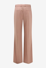 Chloé Tailored Straight-Leg Pants Pink CH26APA360666I3_Coffee Pink_70014791