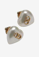 Valentino VLogo Signature Pearl Earrings Pearl 9W2J0BM2UXM/T_VALE-R5G