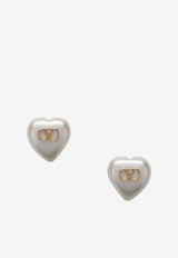 Valentino VLogo Signature Pearl Earrings Pearl 9W2J0BM2UXM/T_VALE-R5G