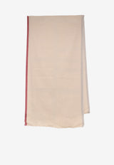 Brunello Cucinelli Wool Cashmere Scarf Pink MSC665ORCJ007_XBCNES_70014768