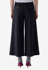 Chloé Wide-Leg Tailored Pants Black CH26APA21061--001