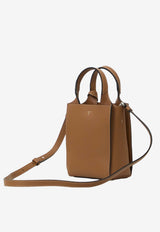 Tod's Micro Hammered Leather Top Handle Bag Brown XBWAPAR0000-QRI-S410